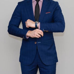 Blue suit for men